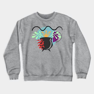 Halloween Cauldron Abstract print art style Crewneck Sweatshirt